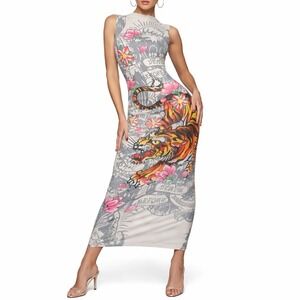red and white striped maxi dress Red & White Stripe Maxi Dress L